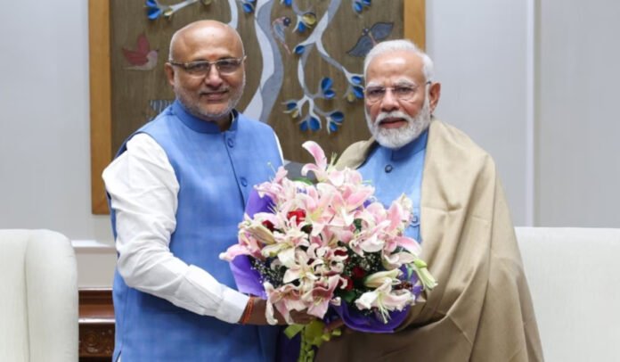 CP Radhakrishnan with Narendra Modi