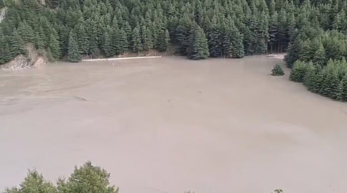Dharali Flash Flood lake