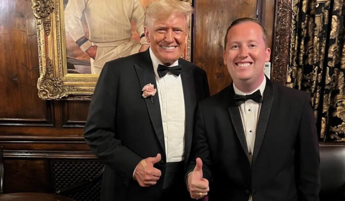 Donald Trump with Sergio Gor