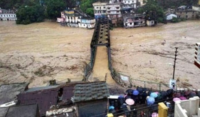 Ganga river flood