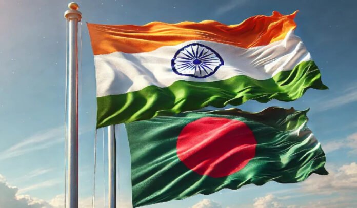 India Bangladesh flags