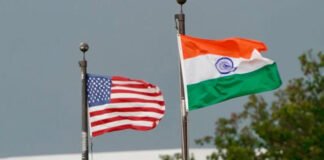 U.S. Cancels Scheduled Trade Talks with India as Tariff Dispute Escalates India US flags
