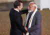 PM Modi, President Macron Discuss Global Conflicts, Reaffirm India–France Strategic Partnership Prime Minister Narendra Modi with French President Emmanuel Macron