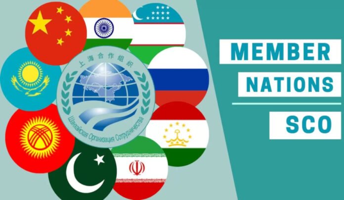 Shanghai Cooperation Organisation (SCO) nation flags