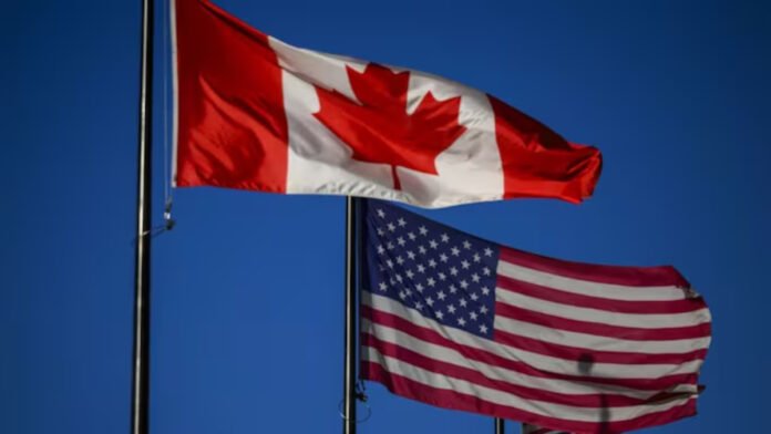 US Canada flags