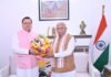 CM Dhami Seeks Centre’s Support for Power, Housing, and Riverfront Projects Ahead of Kumbh 2027 Chief Minister Pushkar Singh Dhami with Union Power Minister Manohar Lal Khattar