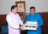 CM Dhami Seeks Urgent Central Support from Nitin Gadkari for Rebuilding Roads and Bridges in Disaster-Hit Uttarakhand Uttarakhand Chief Minister Pushkar Singh Dhami with Union Road Transport and Highways Minister Nitin Gadkari