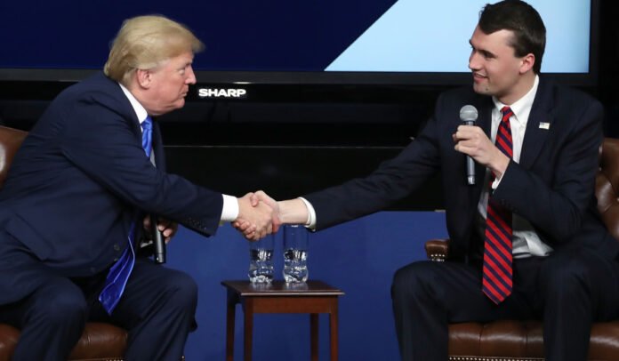 Charlie Kirk with Donald Trump
