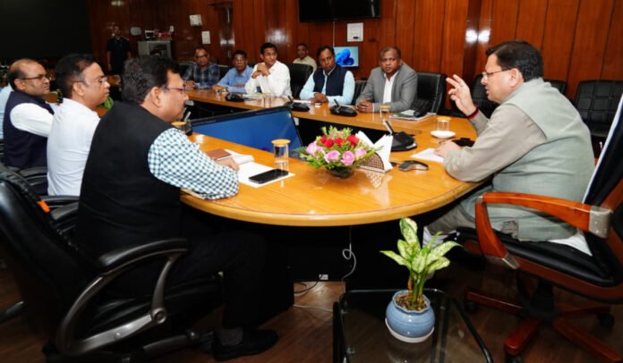 Dhami with Inter-ministerial team