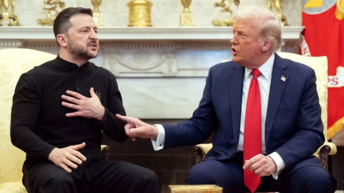 Donald Trump and Volodymyr Zelenskyy