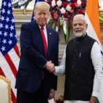 Narendra Modi with Donald Trump