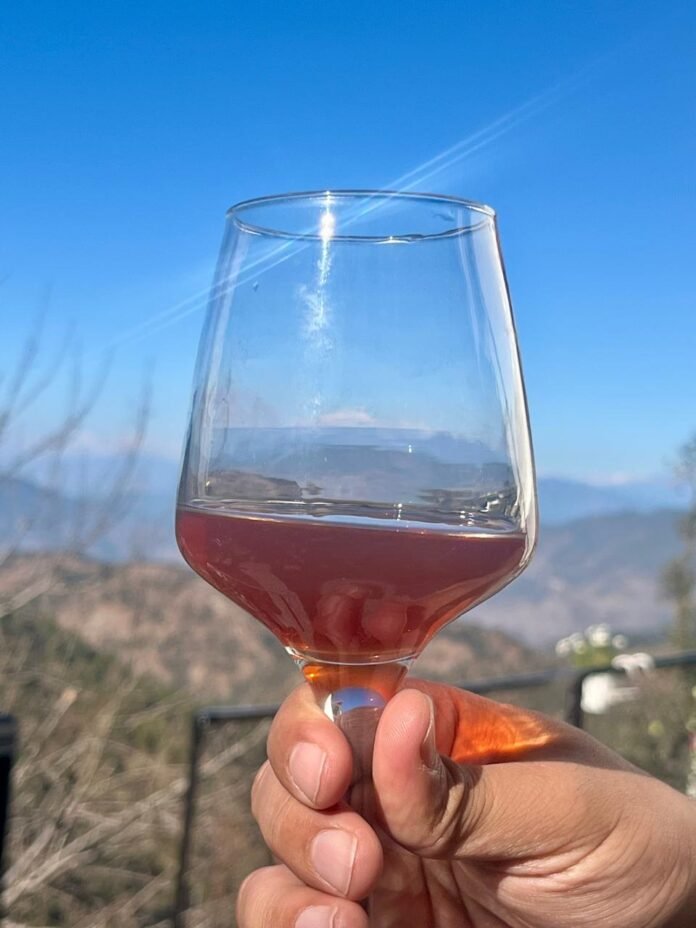 Fruit wine in the mountains