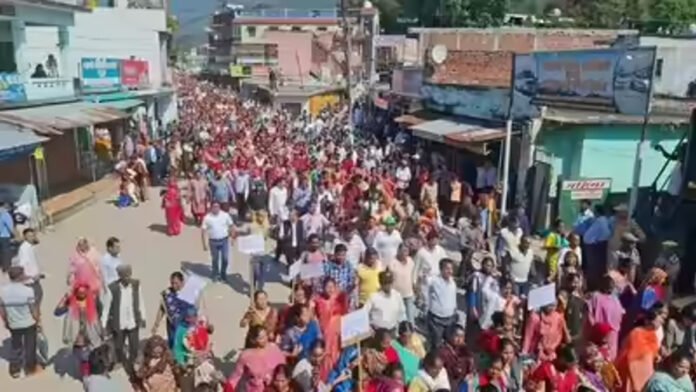Almora protests