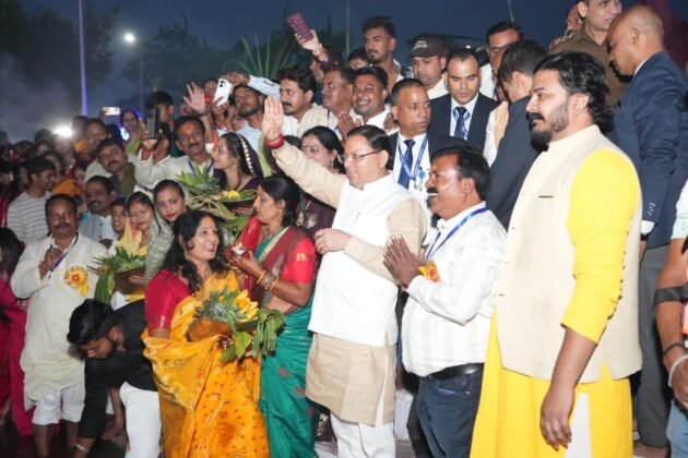 Chhath Puja celebrations in Khatima in Khatima