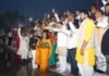 CM Dhami Attends Chhath Puja Celebrations In Khatima Chhath Puja celebrations in Khatima in Khatima