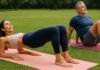 Six Yoga Stretches to Stay Toned and Flexible at Any Age Couple doing yoga