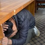 Earthquake mock drill