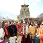 Kedarnath Temple Closes For Winter Amid Devotional Fervour Pushkar Singh Dhami during Kedarnath Temple closure ceremony