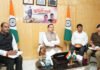 CM Dhami Reviews Preparations For Sardar Patel’s 150th Birth Anniversary Campaign Pushkar Singh Dhami at Khatima