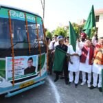 Pushkar Singh Dhami flags off bus