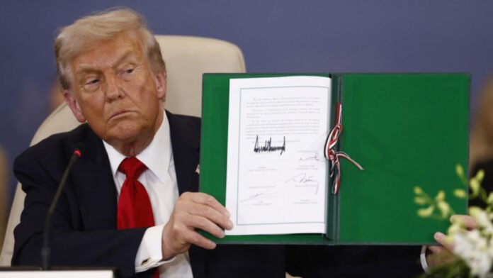Trump with Gaza Declaration