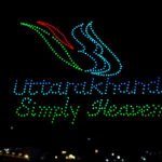 Drone Light Show on Uttarakhand Silver Jubilee celebrations