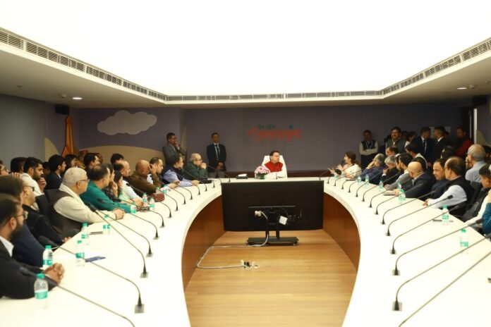 Pushkar Singh Dhami with Uttarakhandi Advocates in New Delhi