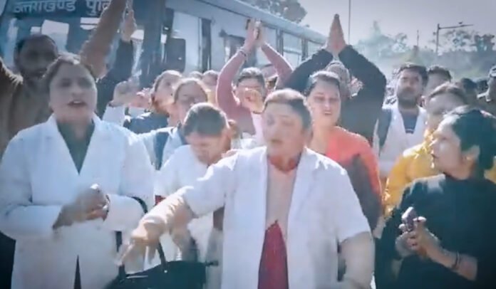 Dehradun nursing applicants protests