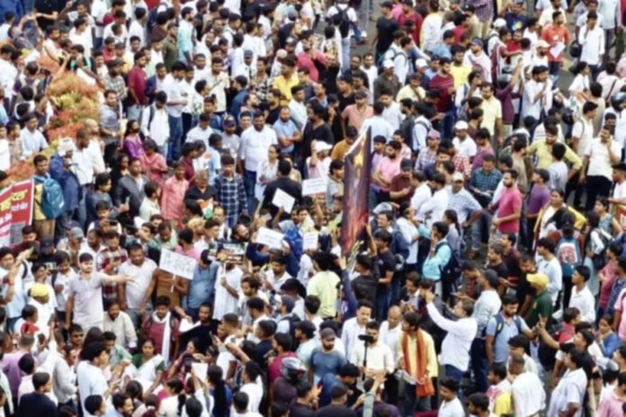 Jharkhand students protest