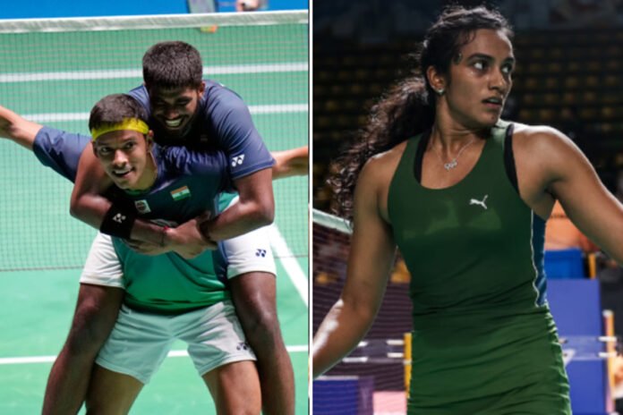 PV Sindhu and Rankireddy-Chirag